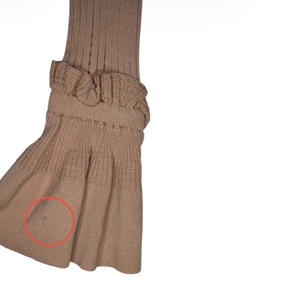 Jonathan Simkhai Perforated Ribbed Long Sleeve Crew Neck Knit Sweater | Size: XS - Picture 6 of 11